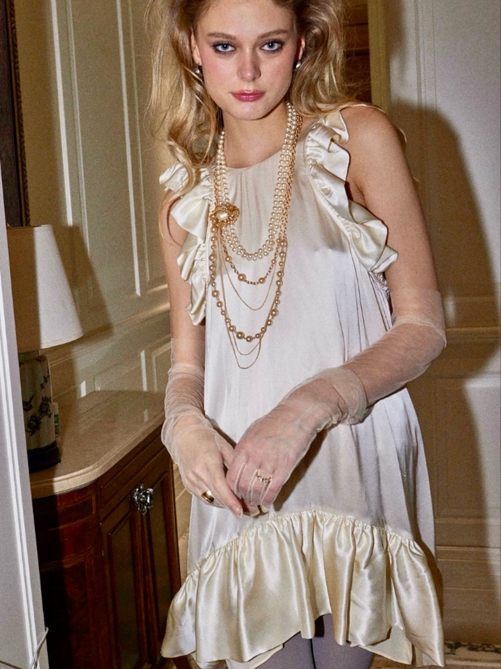 💥PRICE IS FIRM!!💥FINAL PRICE!💥Selkie Maison Amory THE APRICOT ROMANCE DRESS